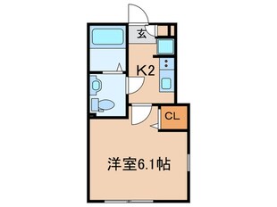 アザーレ・ターコイズ府中本町Bの物件間取画像